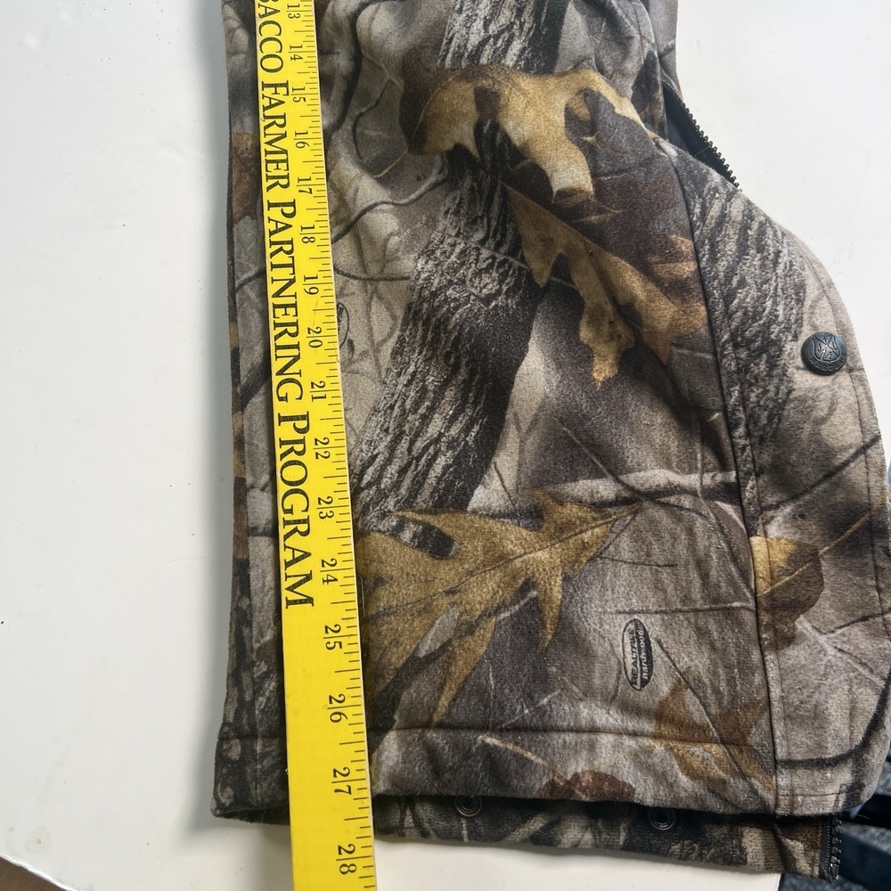Cabelas Herters Men's Size M Coveralls Realtree Camo Insulated Hunting Jumpsuit - Picture 7 of 16